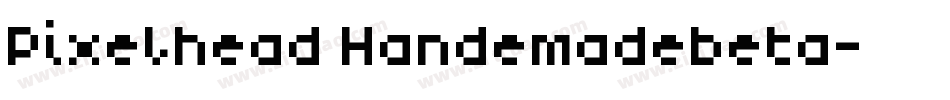 Pixelhead Handemadebeta字体转换